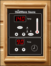 Dual easy-touch interior and exterior LED control panels.