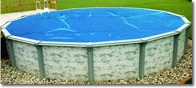 Blue Above Ground Pool Solar Blanket