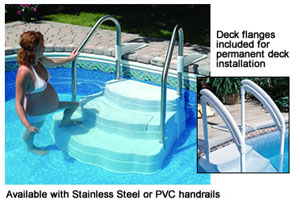 Oasis In Ground Pool Steps